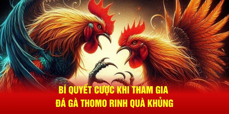 Bí quyết cược khi tham gia đá gà Thomo rinh quà khủng